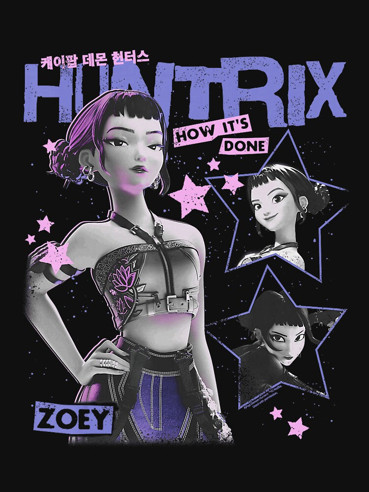 Zoey Vintage Kpop Idol Poster Design by JeanAMichaud