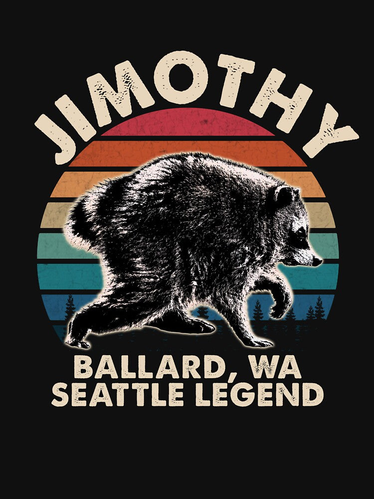 Jimothy Raccoon Seattle Legend by PatrickRobbin