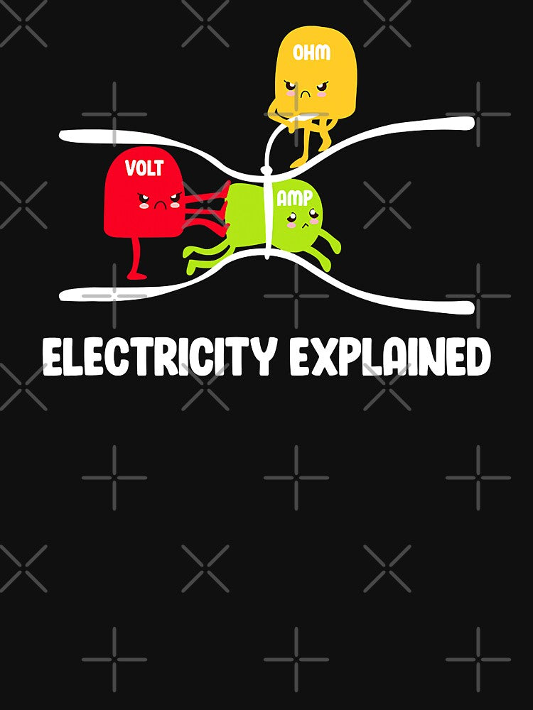 Electricity Explained Volt Ohm Amp Funny Electrician by SageTobias