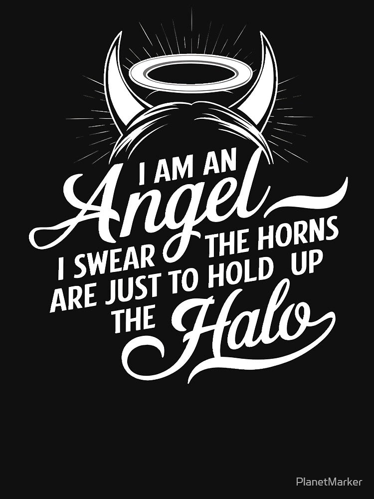 I Am An Angel, The Horns Hold Up My Halo by PlanetMarker
