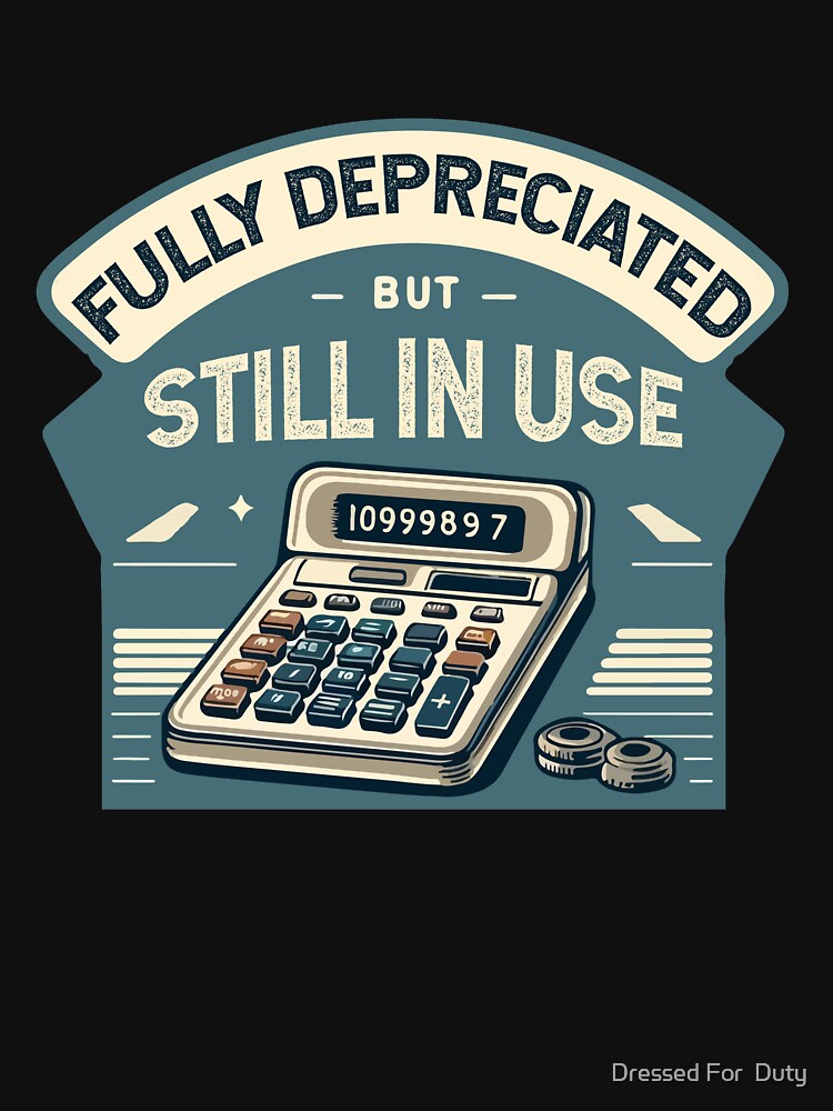 Fully Depreciated But Still In Use CPA Accountant Accounting by Dressed For  Duty