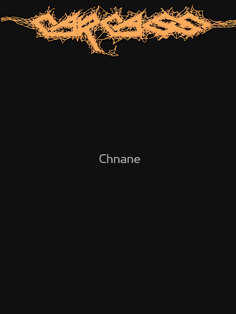 Carcass Orange Abstract Grunge by Chnane