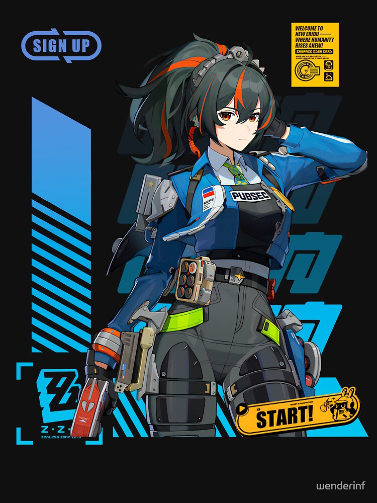 Agent Zhu Yuan (Zenless Zone Zero) by wenderinf