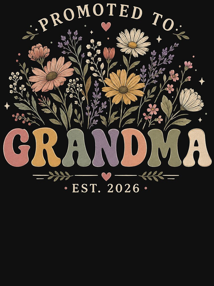 Promoted To Grandma, New Grandma, Grandma Est 2026, Pregnancy Reveal Gift for Grandma by Sprinkle12345