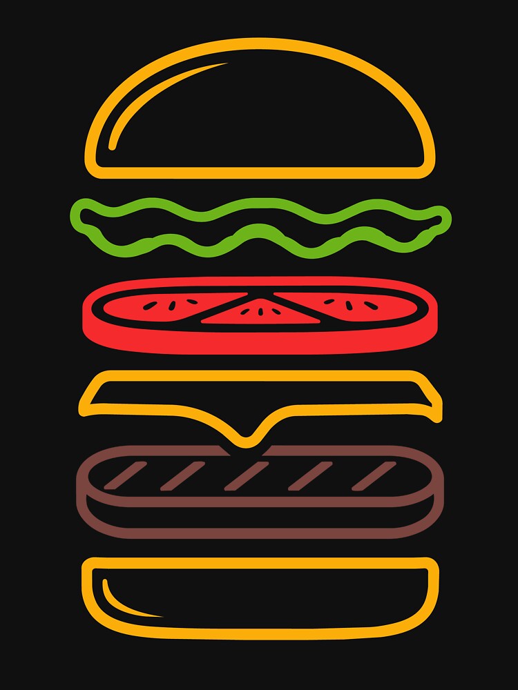 Burger Anatomy by ps-tees