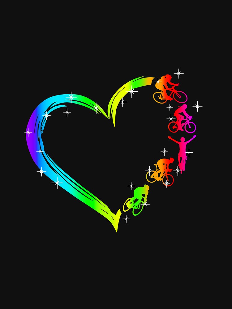 Gradient Heart Cycling by LittleFunky79