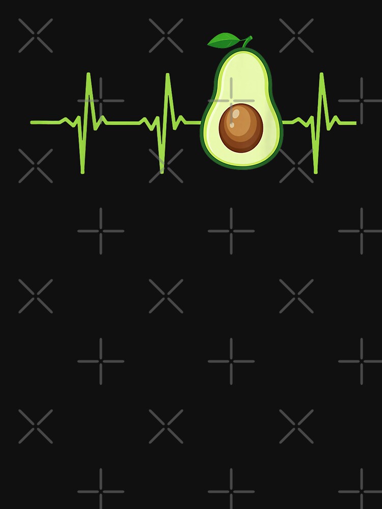 Avocado Heartbeat Funny by goombi-creative