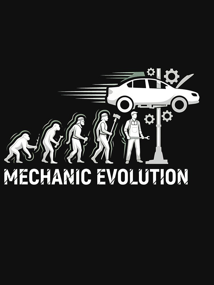 Mechanic Evolution Funny Car Repair Tool Wrench by Polycarz