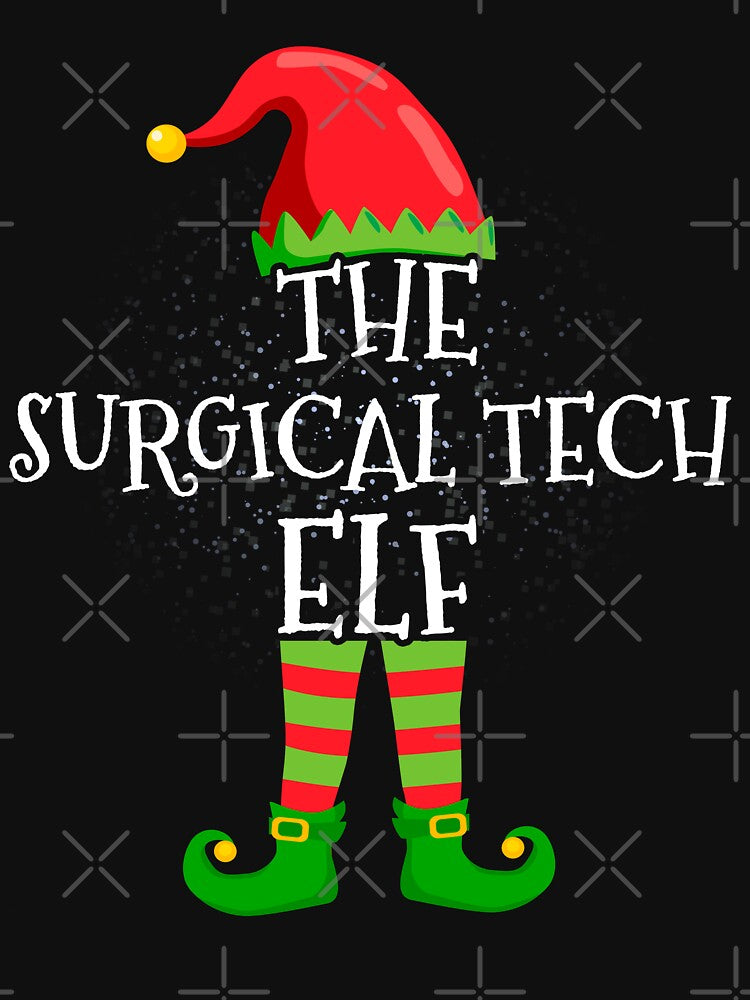 SURGICAL TECH Elf Family Matching Christmas Group by CosmoKitsch