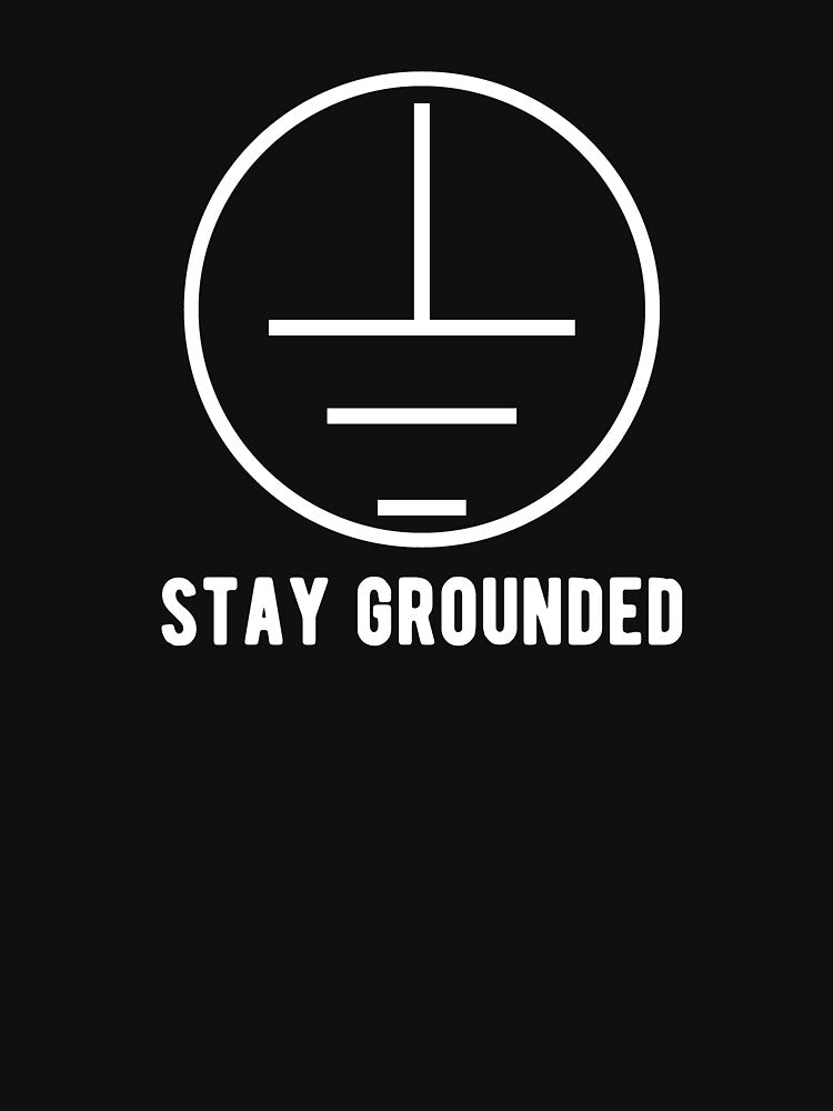 Stay Grounded Funny Electrician by Vanover Designs