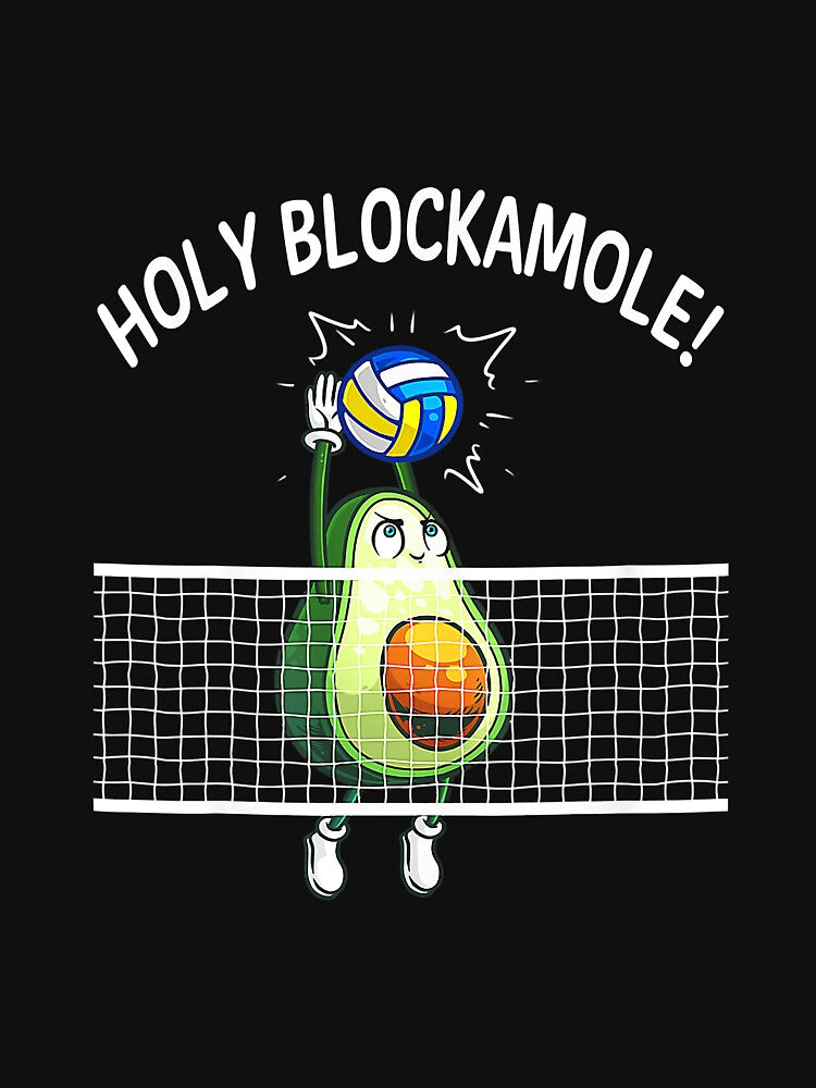 Holy Blockamole Volleyball Player by andrewbrian