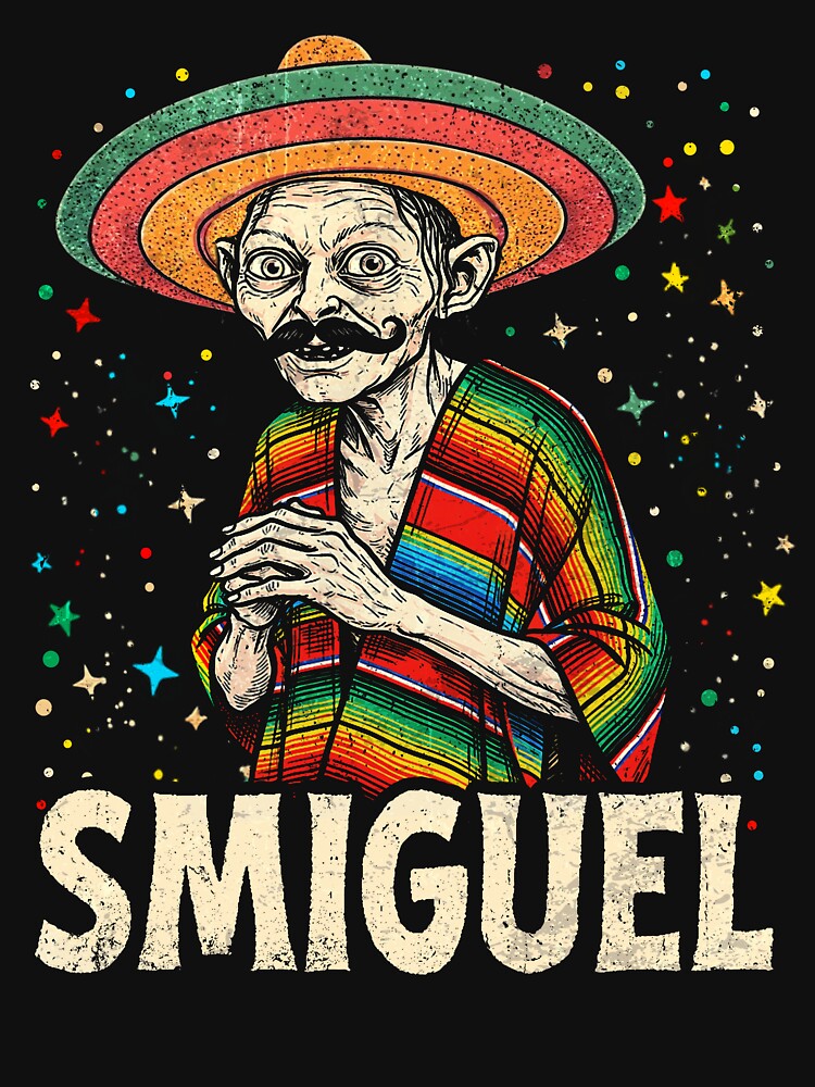 Smiguel Mexican Sombrero Vintage Mexican Culture Mashup by elongatedjazz