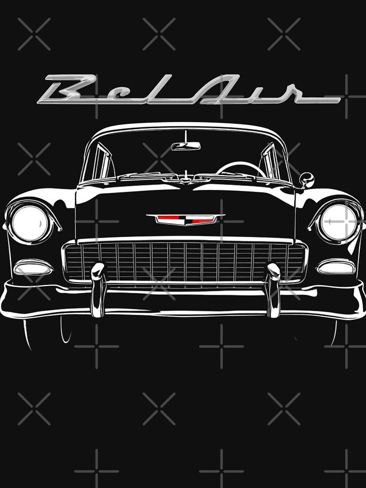 55 Bel Air Front by TheArtOfCar