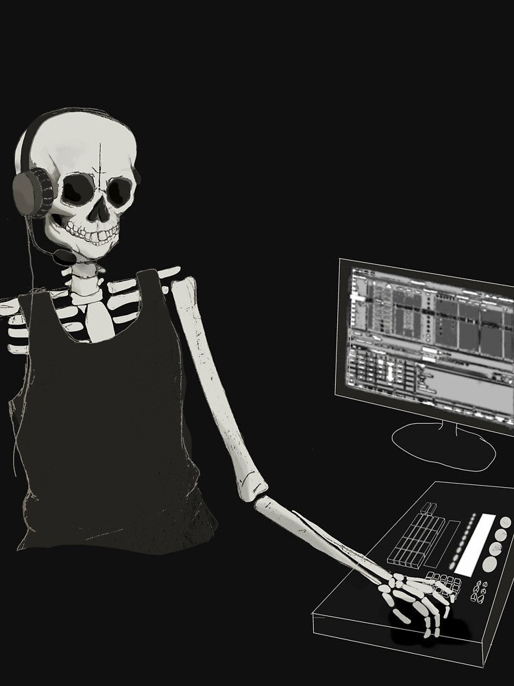 Skeleton Crew lightboard operator by Steed-toed