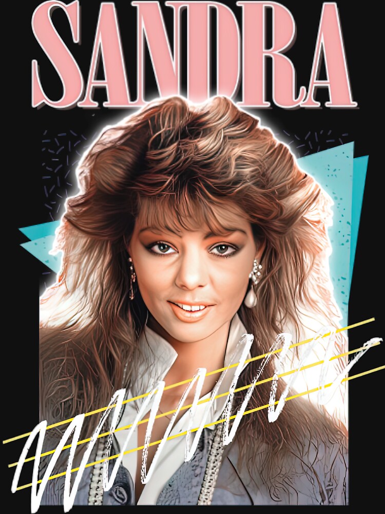 Sandra 80s Cretu Retro Fan Art by ethan45y7zt