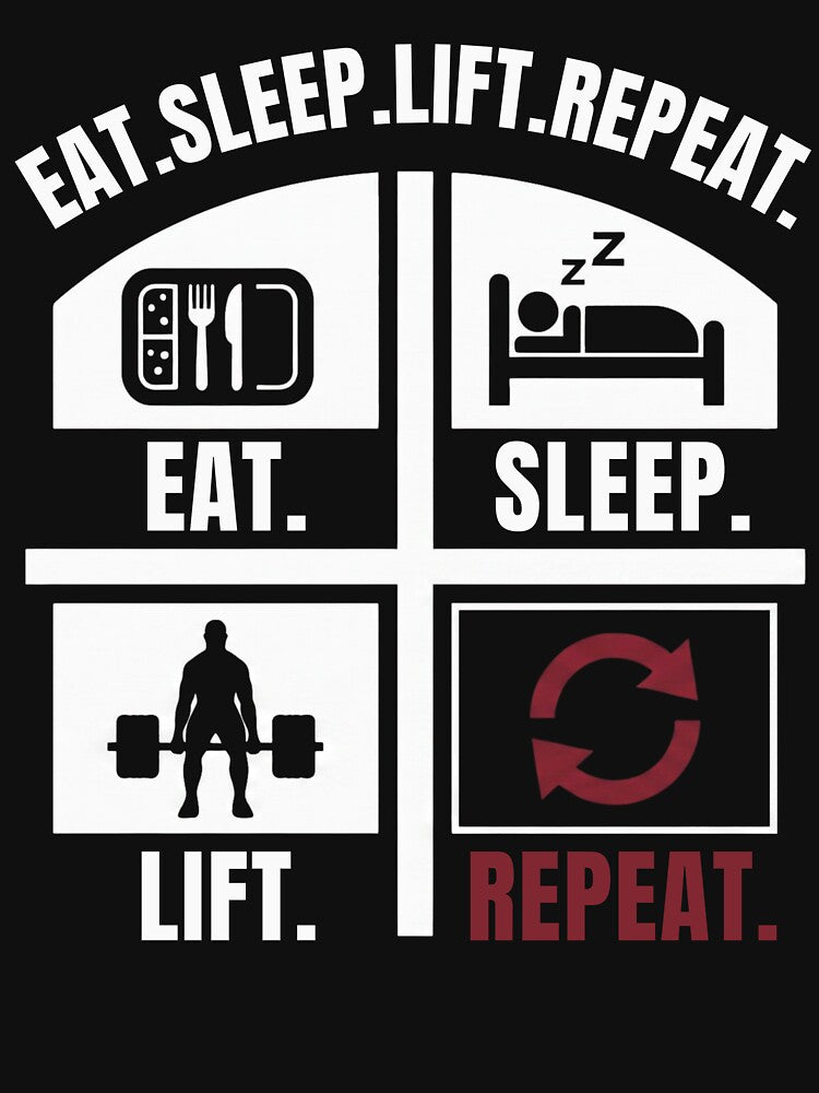 Eat. Sleep. Lift. Repeat. by LoganDzign