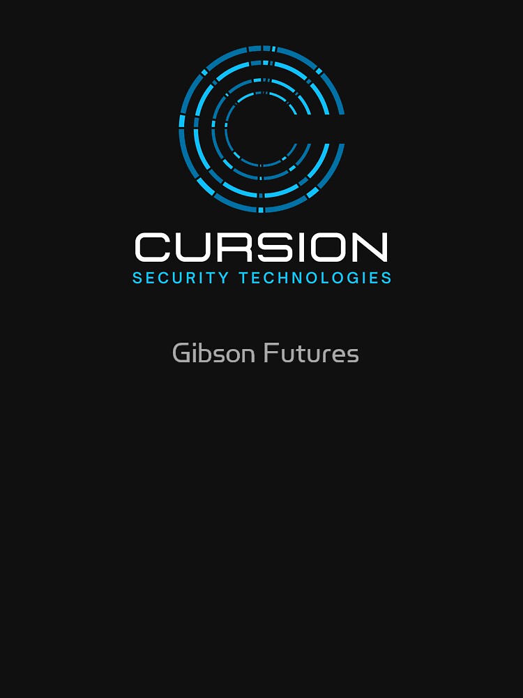 Cursion Security Technologies (William Gibson t-shirt Agency) by Gibson Futures