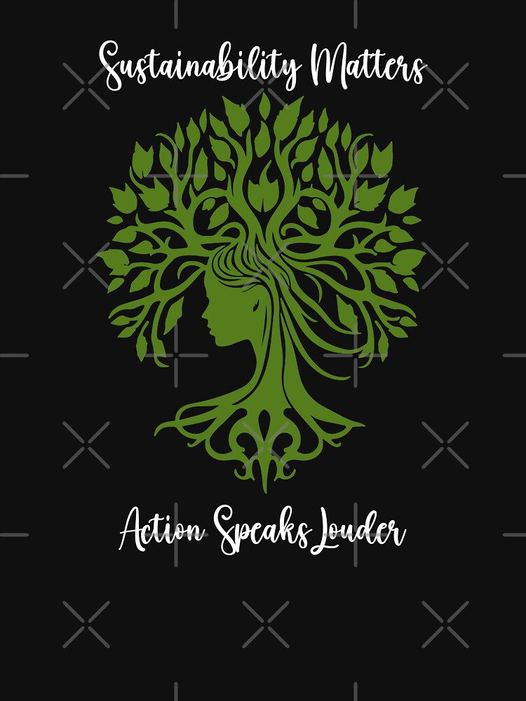 Sustainability Matters, Action Speaks Louder Environmental Protection Positive Text by FemiBiutti