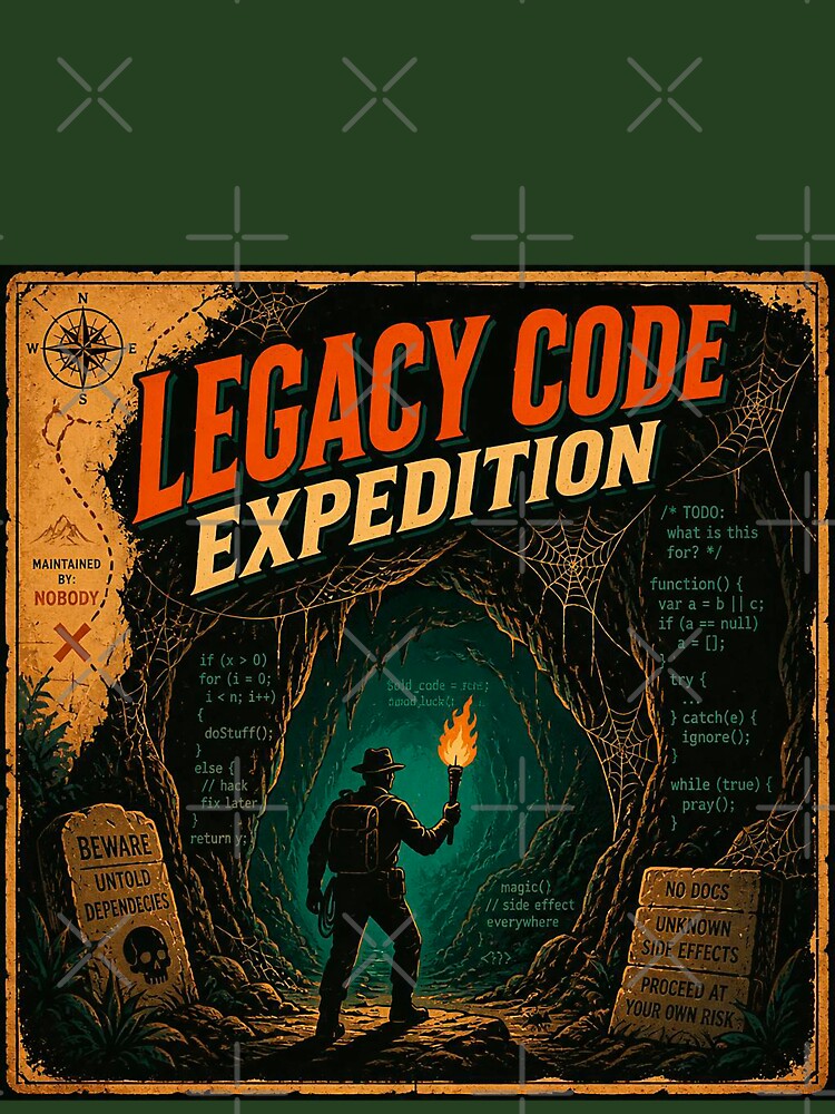 Legacy Code Expedition - Funny Developer Adventure Shirt by Geek Tracy Shop