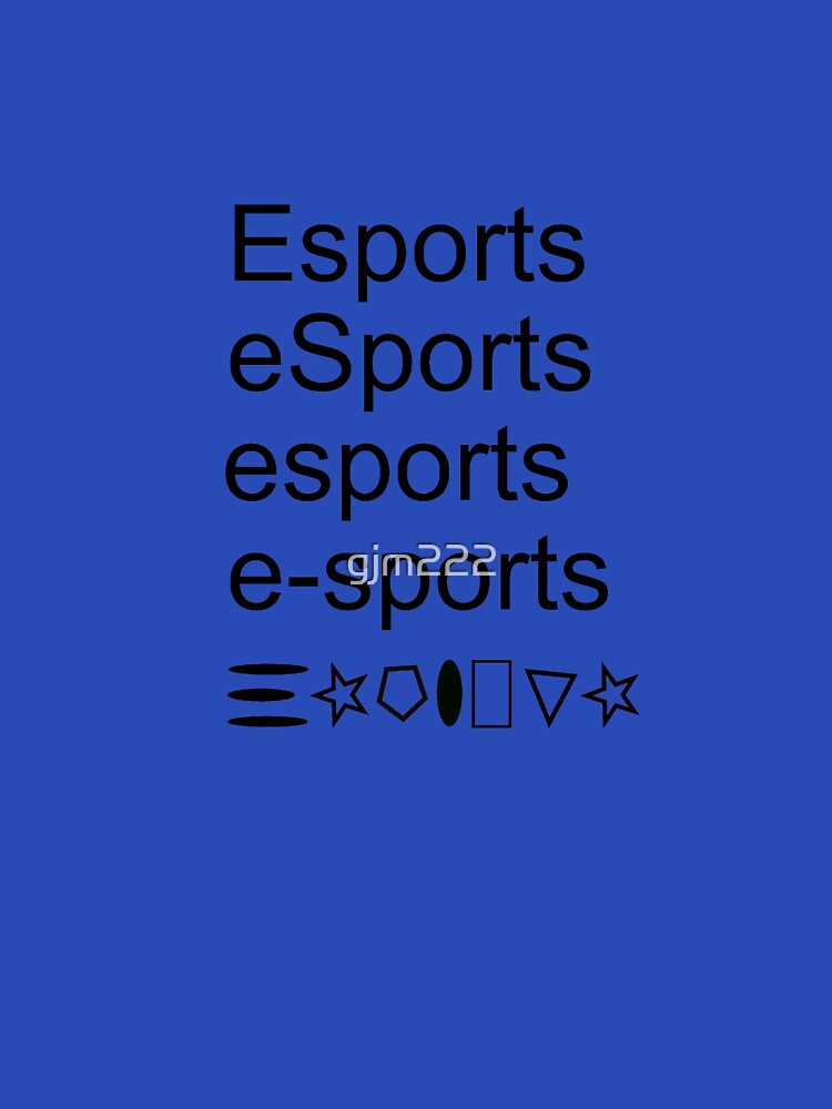 Esports eSports esports e-sports by gjm222