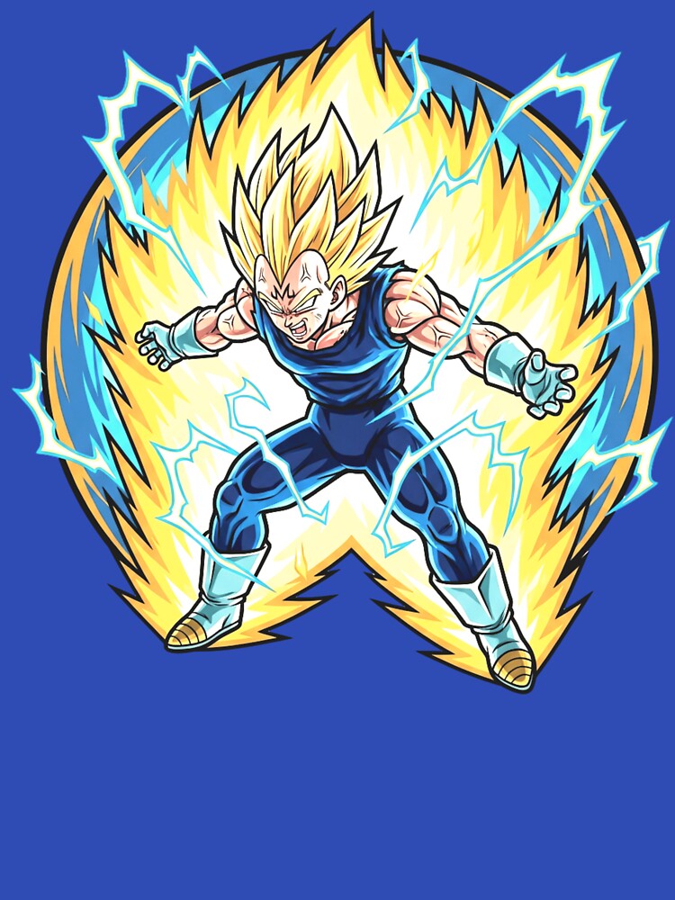 DBZ SSJ2 Majin Vegeta Final Explosion by FreakNRetro
