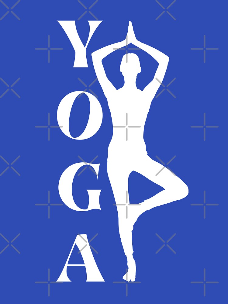 Yoga Tree Pose T-Shirt Minimalist Yoga Lover Gift Zen Wellness Tee by oonproducts