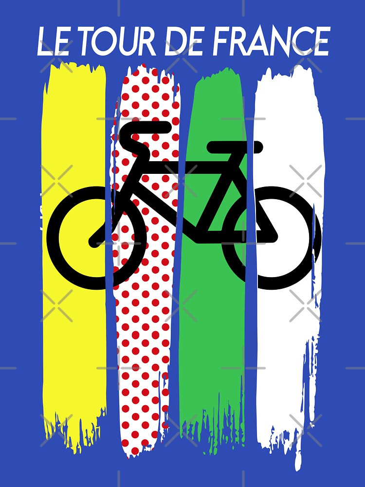 Le Tour de France Cycling design by Colorfulman