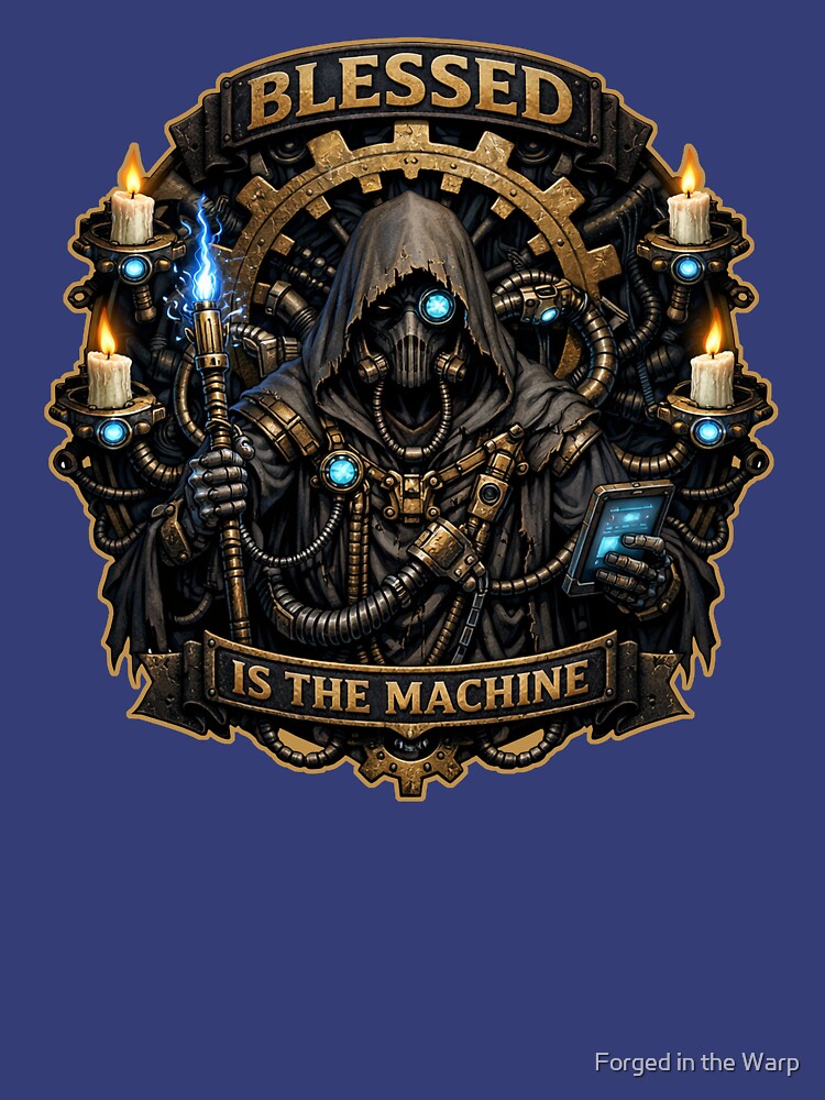 Grimdark Tech Priest | Blessed is the Machine by Forged in the Warp