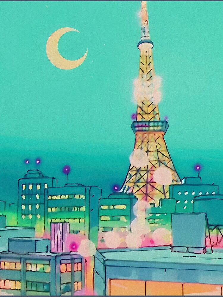 Vaporwave Tokyo Cityscape by doibhil