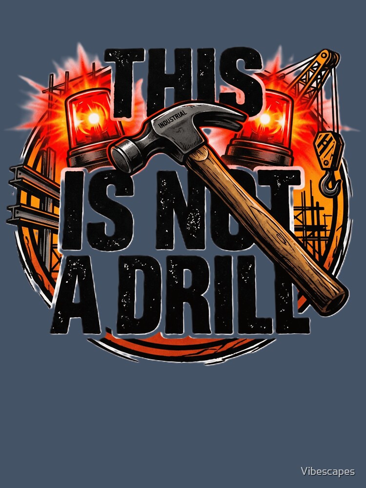 This Is Not A Drill Funny Construction Design by Vibescapes