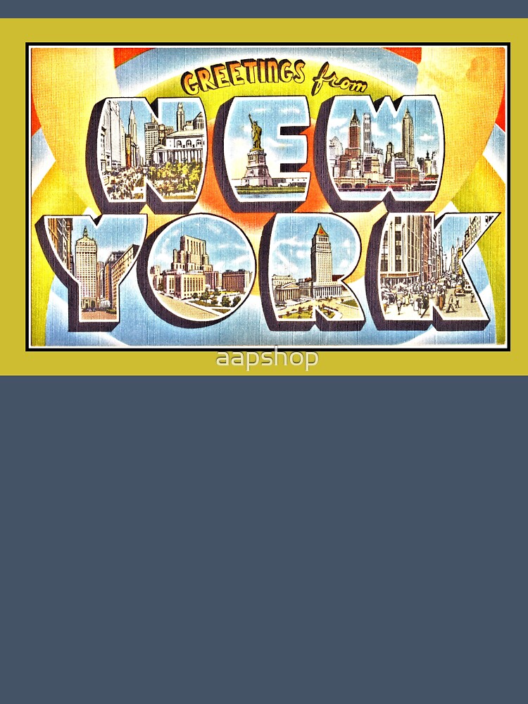 Greetings from New York Forties Fifties style by aapshop