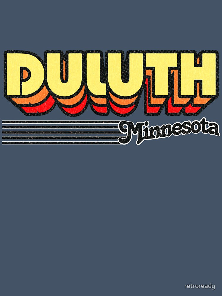 Duluth, Minnesota | Retro Stripes by retroready