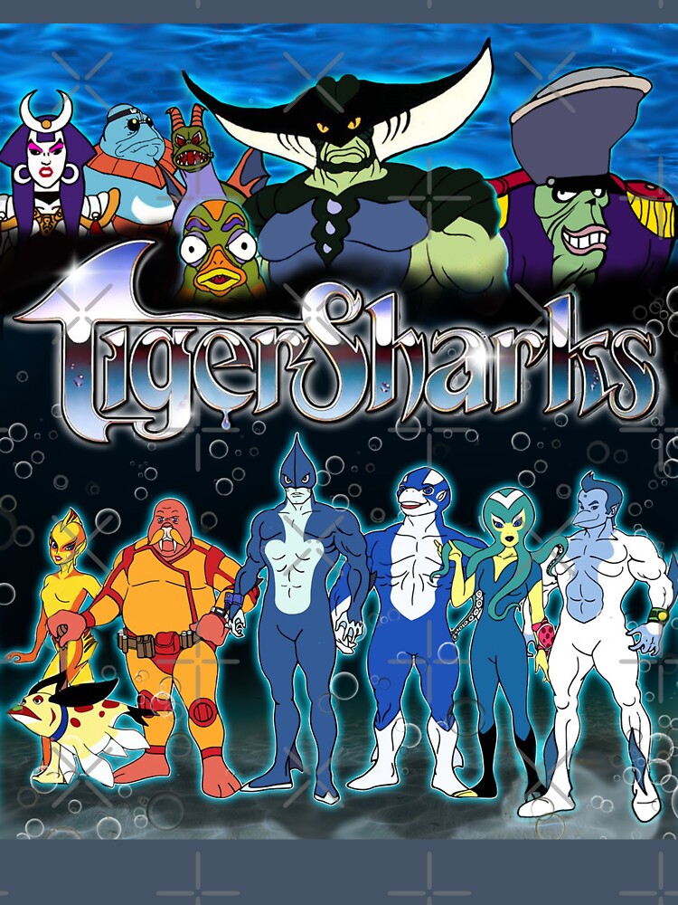 80s Sharks by ZYKKUS-X