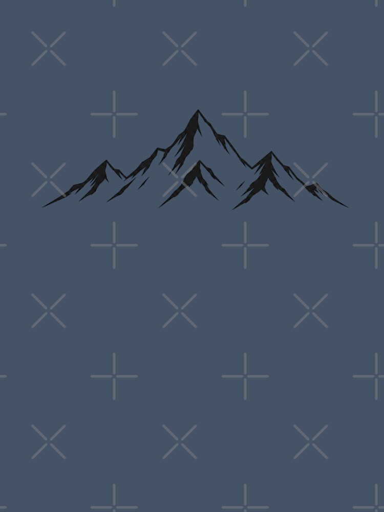 Minimal Mountain Line Art – Clean Black & White Nature Illustration | Modern Minimal Landscape Design by Sanika arts