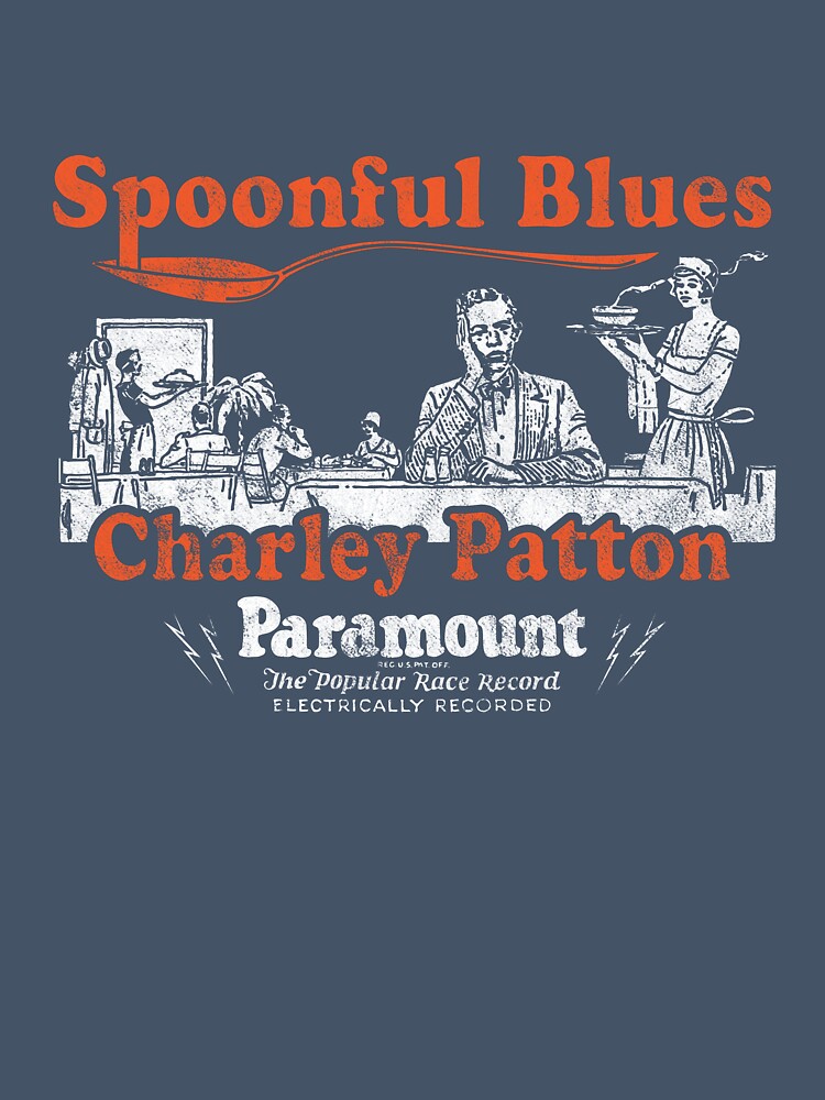 Charley Patton : Classic Blues from Paramount Records light print no frame by GenXTees