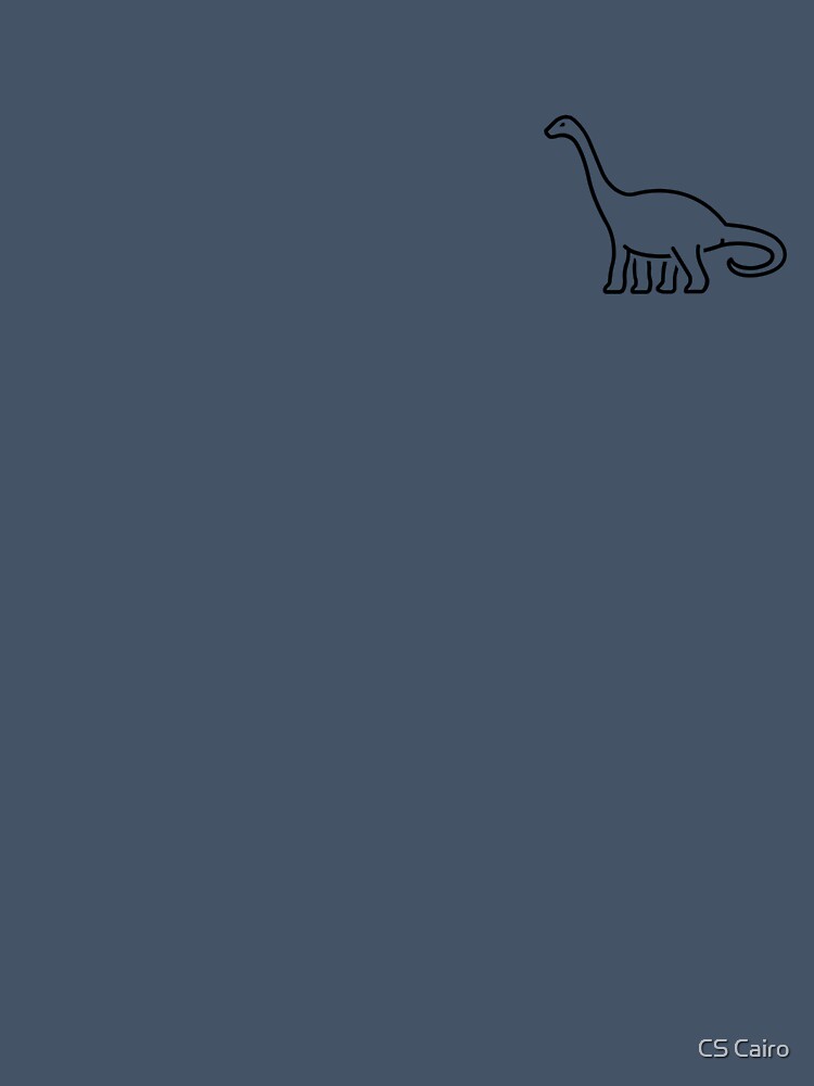Minimalist Dinosaur by CS Cairo