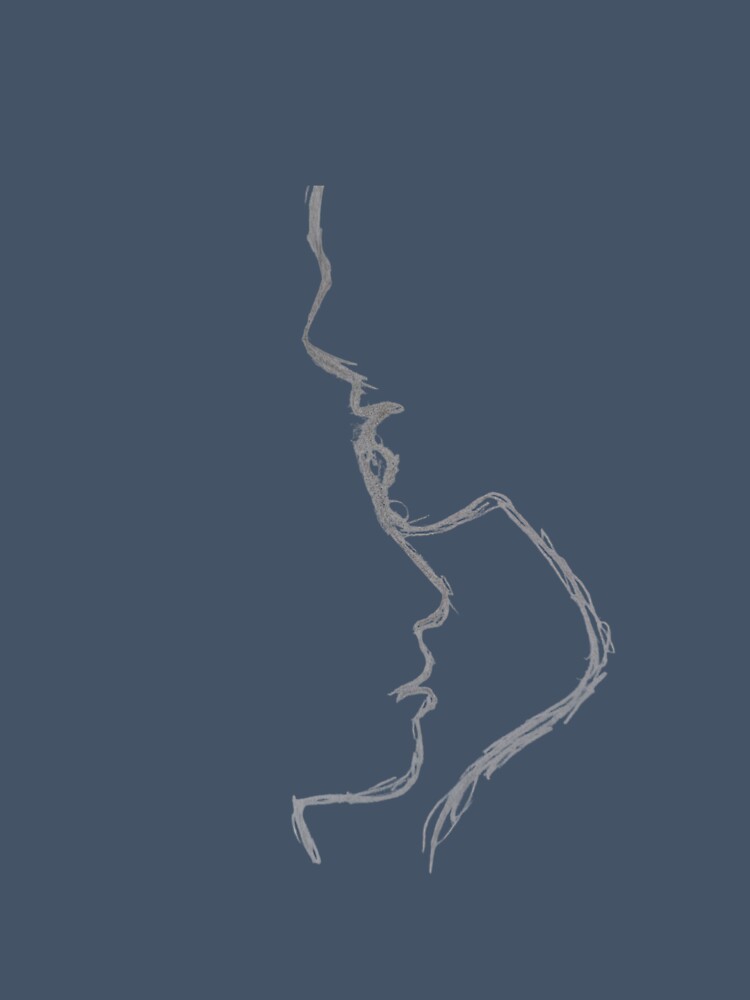 Minimalist Face Line Art by Figurimania