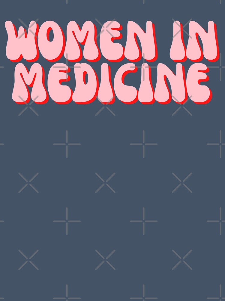 Women in Medicine Pink Retro by polishalpaca