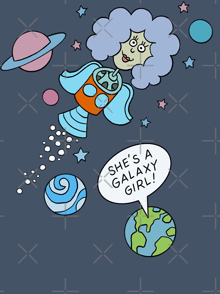 Interplanet Janet - Galaxy Girl by 13thFloorDesign