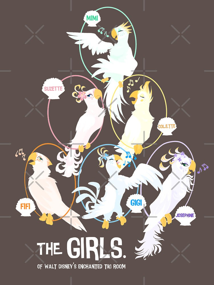 Tiki room showgirls by Cammi Friederichs