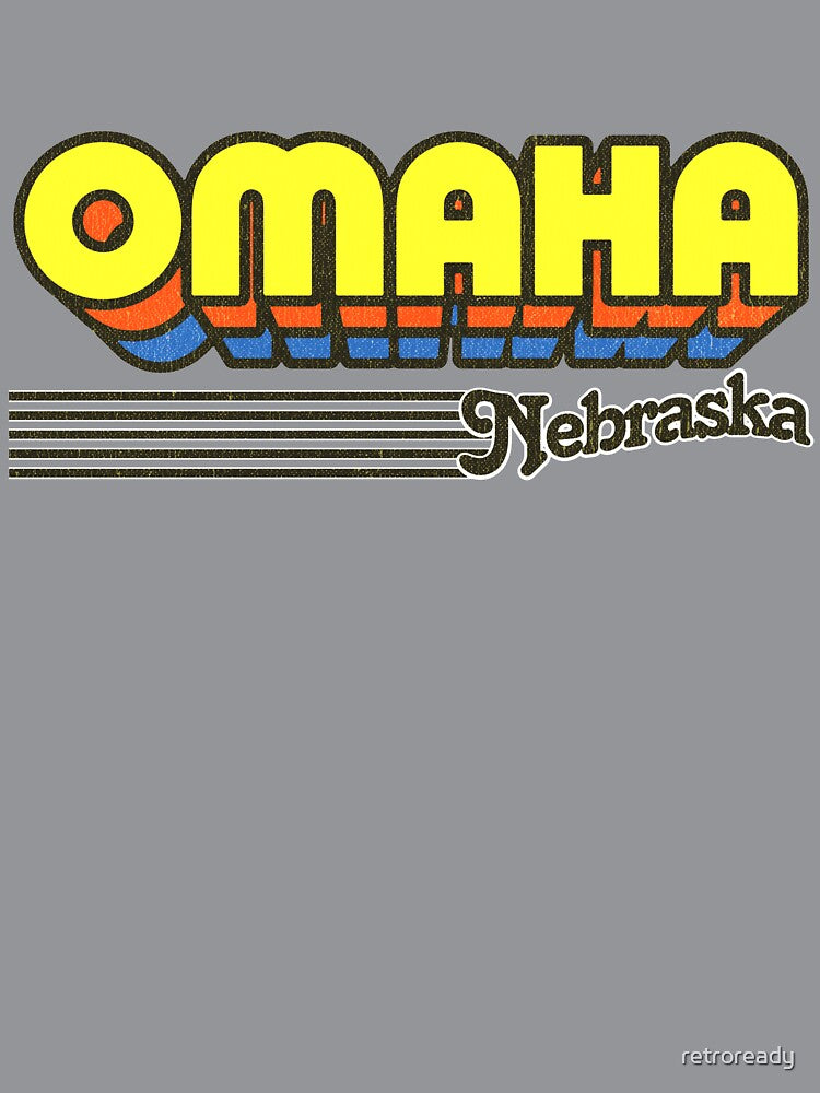 Omaha, Nebraska | Retro Stripes by retroready