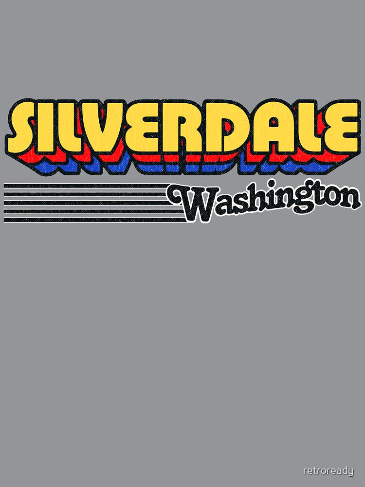 Silverdale, Washington | Retro Stripes by retroready