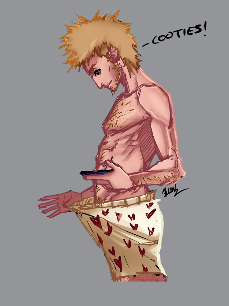 Heart Boxers Sketch Character Art by NgocCraftBrand