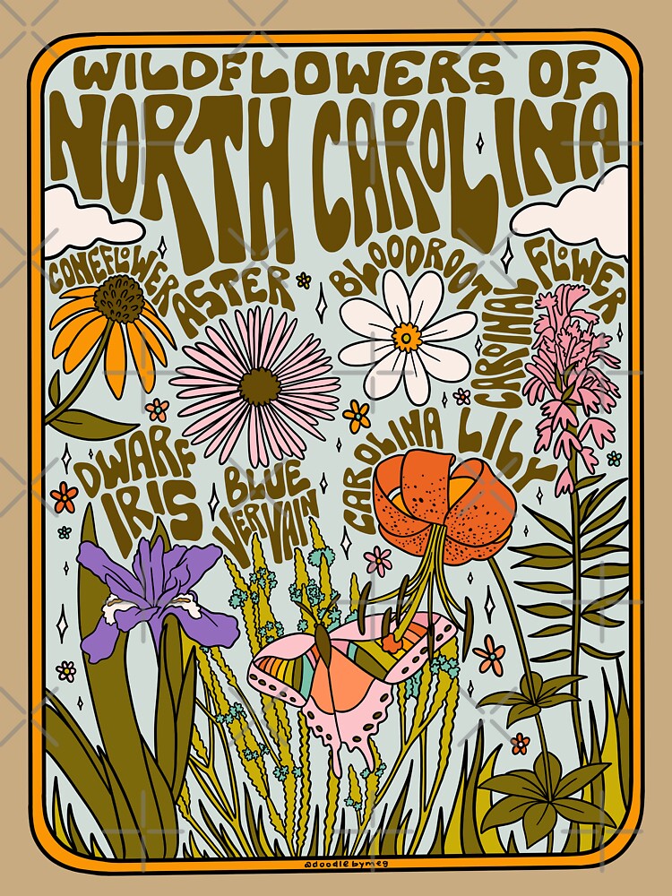 North Carolina Wildflowers by doodlebymeg