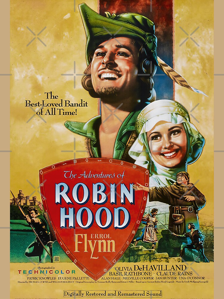 Robin Hood 1938 Movie Poster: Vintage Adventure Art Print with Heroic Feats by PosterForever