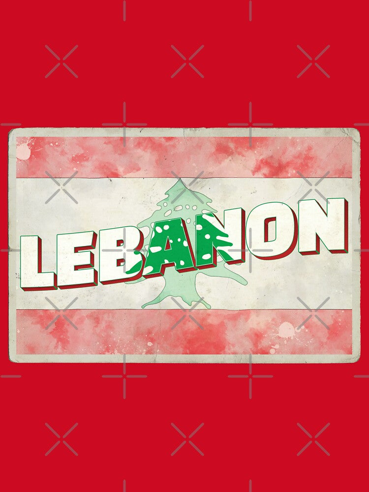 Lebanon Vintage style retro souvenir by DeveloperProp0