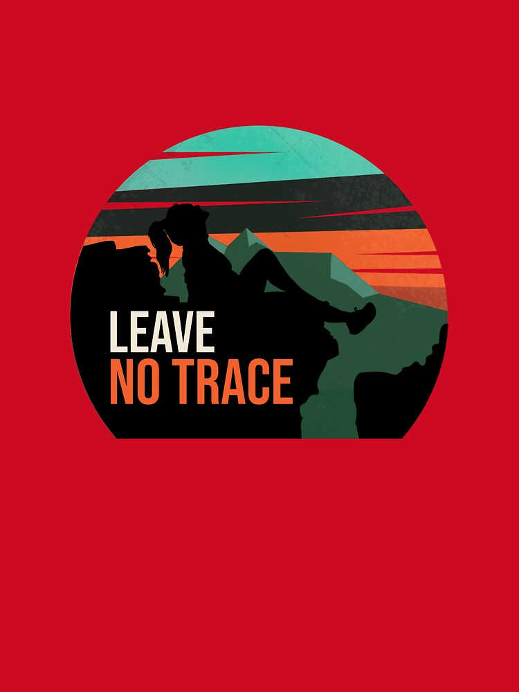 Leave No Trace. Female Hiking. by FigTreeFactory