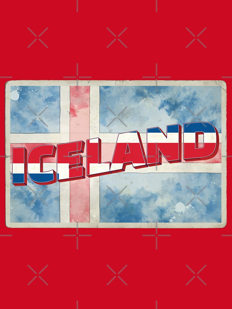 Iceland Vintage style retro souvenir by DeveloperProp0