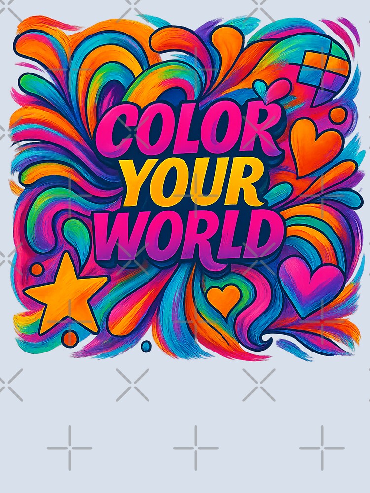 Color Your World – Psychedelic Neon Burst by Nuvijo
