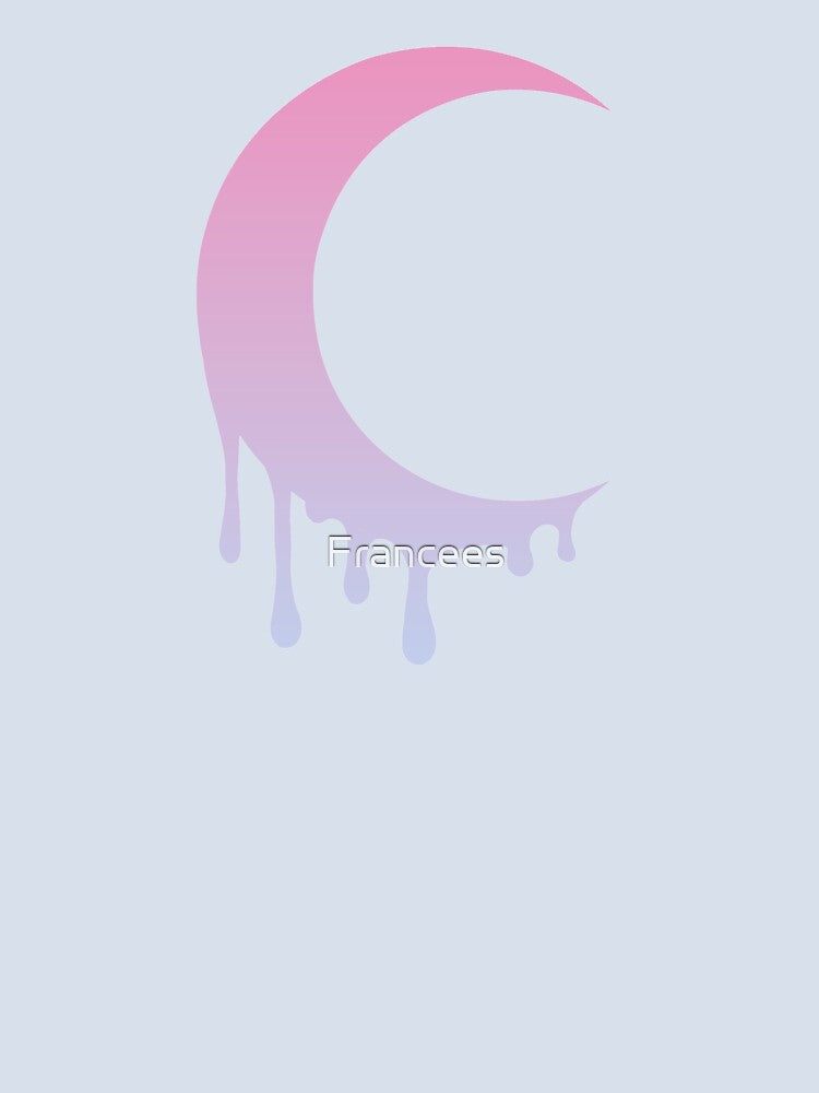 Melting Moon Kawaii Pastel Goth by Fran Fryberg